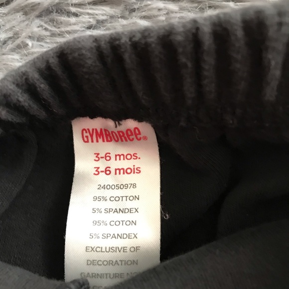 5/$25 GYMBOREE black leggings ribbon & bows - Picture 3 of 3